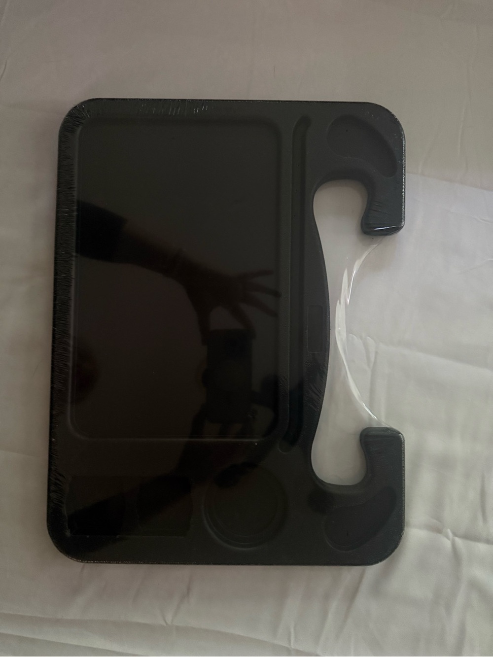 Amazon Black steering wheel Tablet Tray with Cup Holders